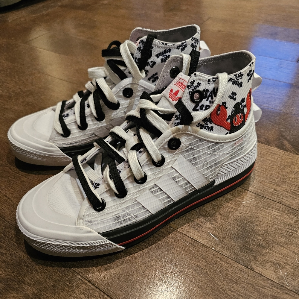 A01 Adidas high tops brand